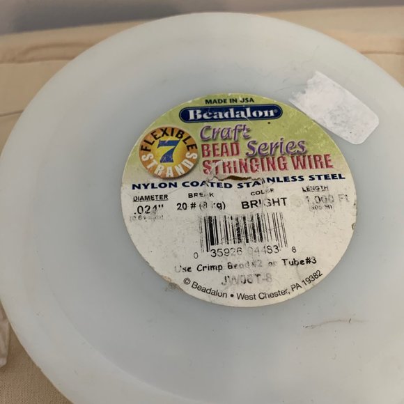 JEWELRY MAKING WIRE & STRING 9 SPOOLS - Picture 8 of 14